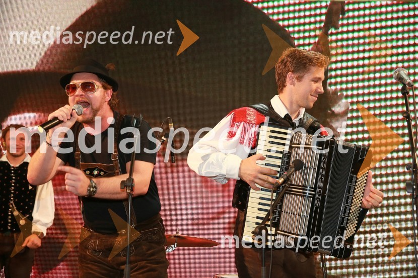  Jurij  Zrnec, igralec;  Sašo  Avsenik, glasbenikEuropark praznuje 14. rojstni dan