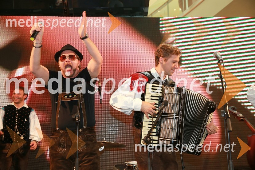  Jurij  Zrnec, igralec;  Sašo  Avsenik, glasbenikEuropark praznuje 14. rojstni dan