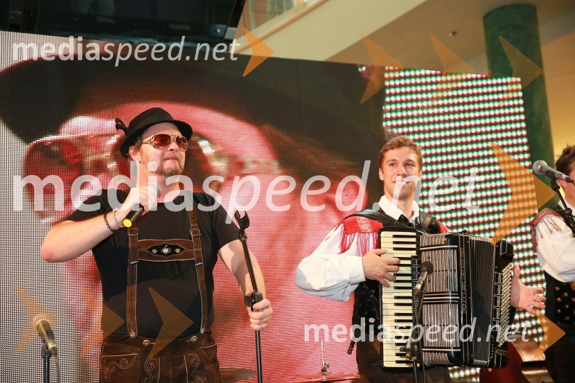  Jurij  Zrnec, igralec;  Sašo  Avsenik, glasbenikEuropark praznuje 14. rojstni dan