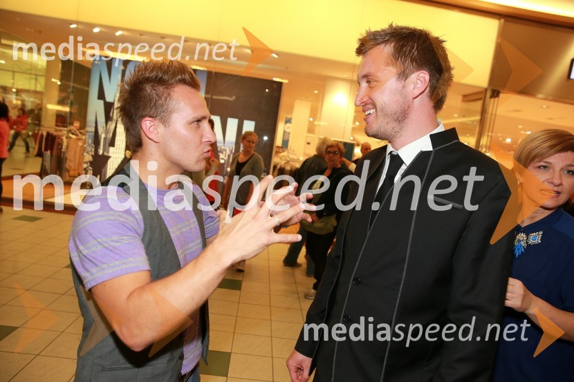  Blaž  Babić, animator publike na POP TV in stand up komik;  Denis Avdić, voditeljEuropark praznuje 14. rojstni dan