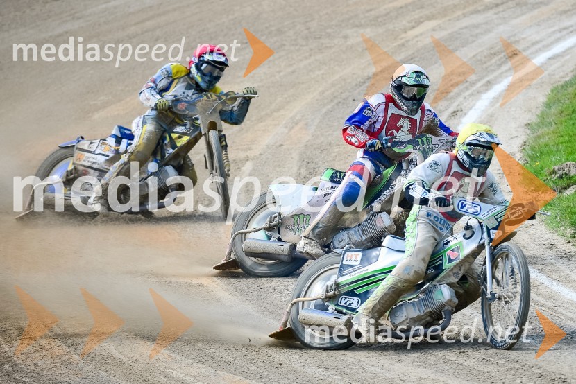  Hynek Štichauer, speedwayist (Hynek Štichauer);  Tomáš Suchánek, speedwayist (AMK ZP Pardubice);  Matic Voldrih, speedwayist (AMTK Ljubljana)Finalna dirka mednarodnega tekmovanja parov