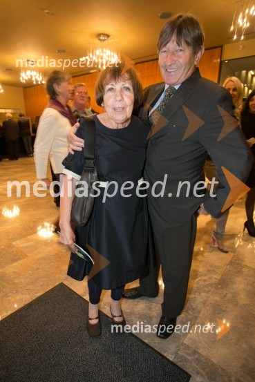  Gabi  Vogrinčič Čačinovič, psihologinja;  Geza  VogrinčičZlata čeveljčka, premiera predstave