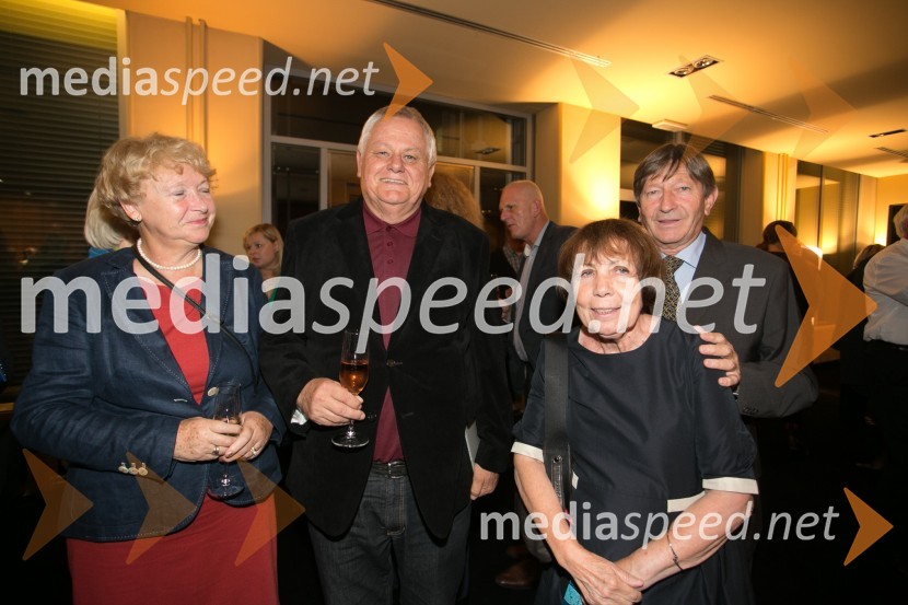  Nana Car;  Evgen Car, dramski igralec;  Gabi  Vogrinčič Čačinovič, psihologinja;  Geza  VogrinčičZlata čeveljčka, premiera predstave