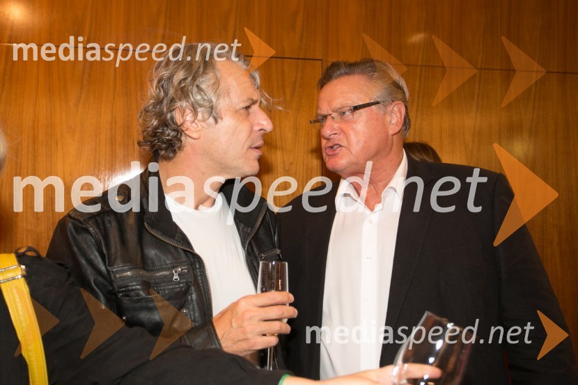  Milan Štefe, igralec;  Dušan Mlakar, režiserZlata čeveljčka, premiera predstave