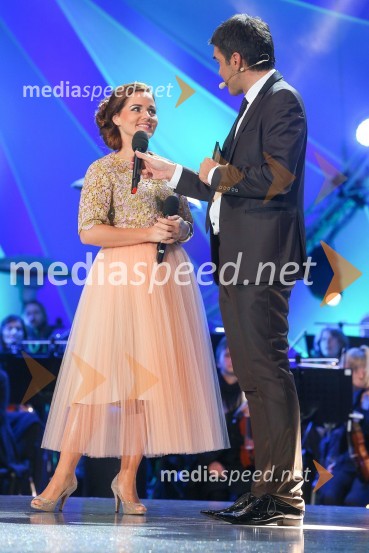  Katja Verderber - Katarina Mala, pevka;  Mario Galunič, voditeljSlovenska popevka 2014