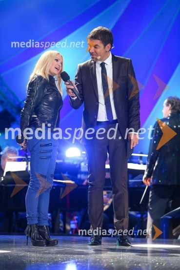  Nuša Derenda, pevka;  Mario Galunič, voditeljSlovenska popevka 2014