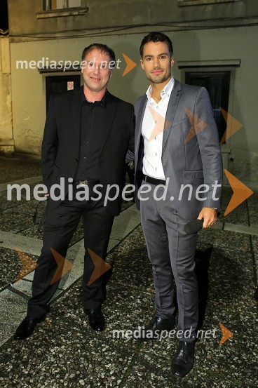  Tomaž  Ahačič, pevec;  David Urankar, televizijski voditelj, manekenSlovenska popevka 2014