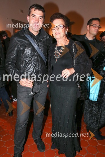  Mario Galunič, voditelj;  Elza Budau, pevkaSlovenska popevka 2014