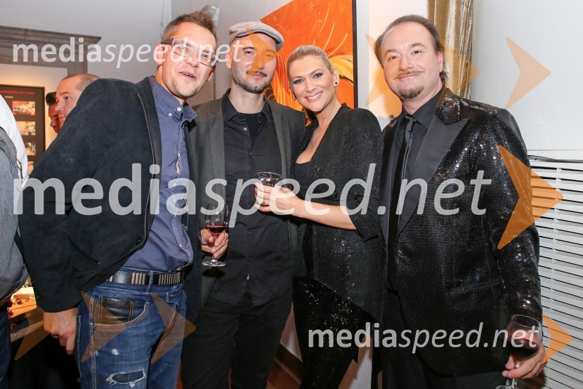  Primož Goričnik, Agencija Špik;  Robert Pikl, kitarist;  Manca  Špik, pevka;  Patrik Greblo, dirigentSlovenska popevka 2014