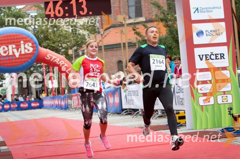  Jasmina Žinko, tekačica (2643);  Zdravko Tomasic, tekač (2164)5. Eko maraton Maribor