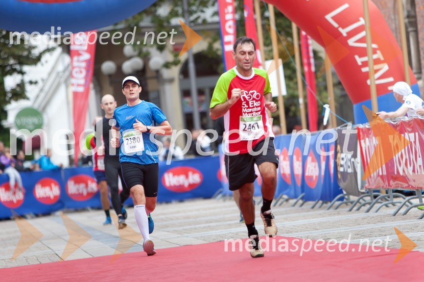  Robi Slana, tekač (2380);  Tine Glodež, tekač (2461)5. Eko maraton Maribor
