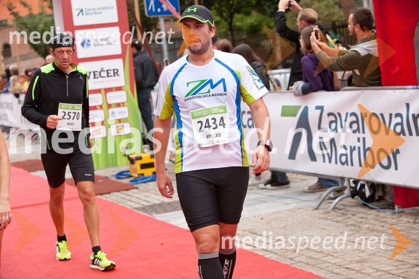  Zvone Hren, tekač (2570);  Jure Brečko, tekač (2434)5. Eko maraton Maribor