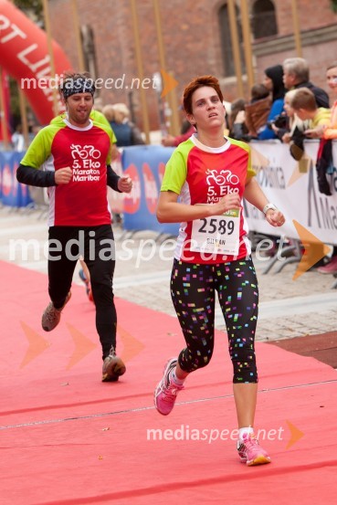  Saša Bilban, tekačica (2589)5. Eko maraton Maribor