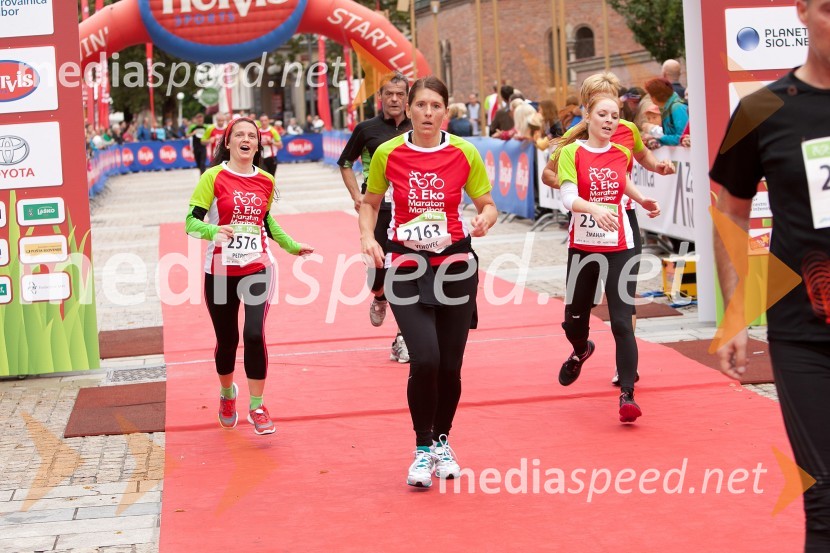  Saša Petrovič, tekačica (2576);  Helena Vehovec, tekačica (2163);  ... 5. Eko maraton Maribor