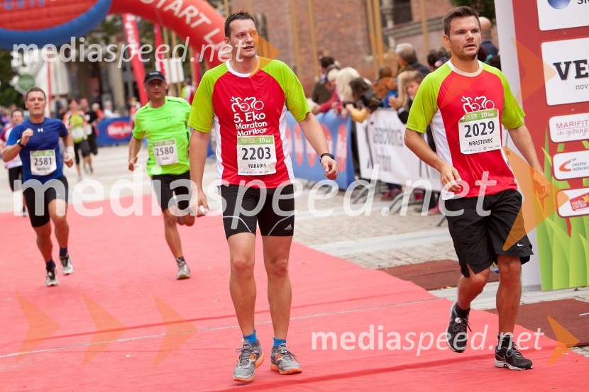  Bastian Paradis, tekač (2203);  Uroš Hrastovec, tekač (2029)5. Eko maraton Maribor