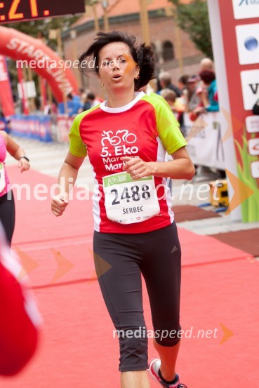  Darja Šerbec, tekačica (2488)5. Eko maraton Maribor
