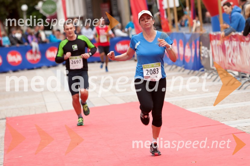  Simon Dukarič, tekač (2697);  Irena Husnjak, tekačica (2083)5. Eko maraton Maribor