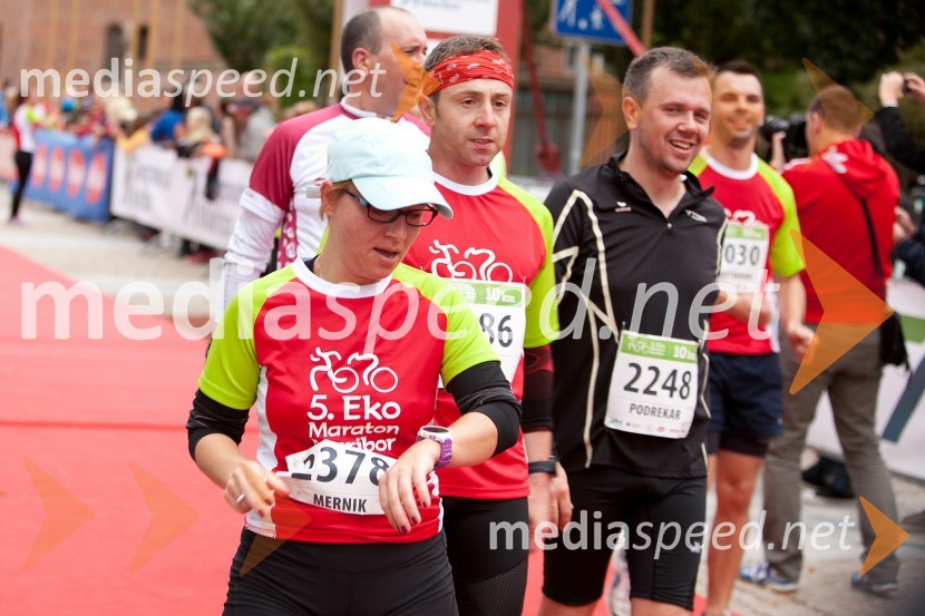  Valerija Mernik, tekačica (2378);  ... ;  Aleš Podrekar, tekač (2248)5. Eko maraton Maribor