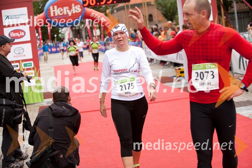  Sonja Rifel, tekačica (2175);  Urban Lapajne, Tovarna Podjemov5. Eko maraton Maribor