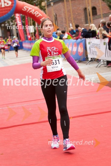  Neja Senčar, tekačica (2631)5. Eko maraton Maribor