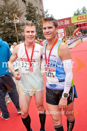  Matej Fujs, 3. mesto v teku na 21 km (3250);  David Rihterič, tekač (3475)5. Eko maraton Maribor