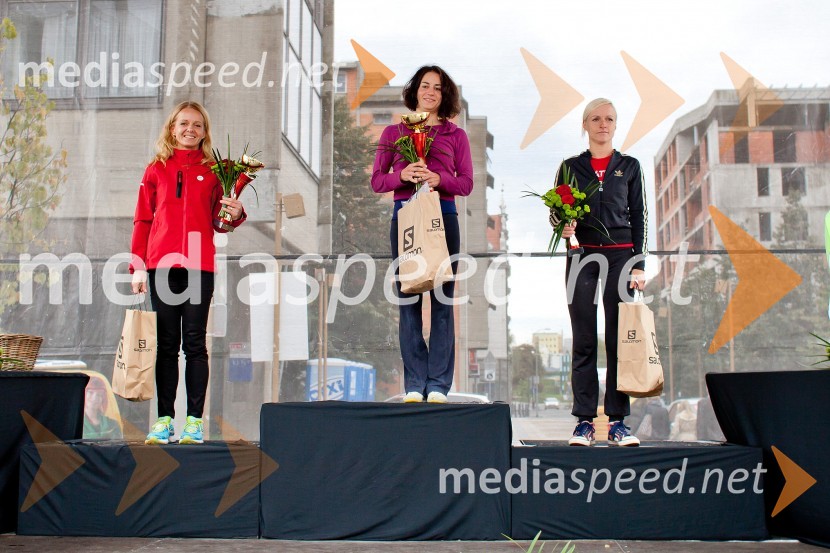  Barbara Radoš, 2. mesto v teku na 10 km (2255);  Anja Rugelj, zmagovalka teka na 10 km (2738);  Marjeta Arčnik, 3. mesto v teku na 10 km (2151)5. Eko maraton Maribor