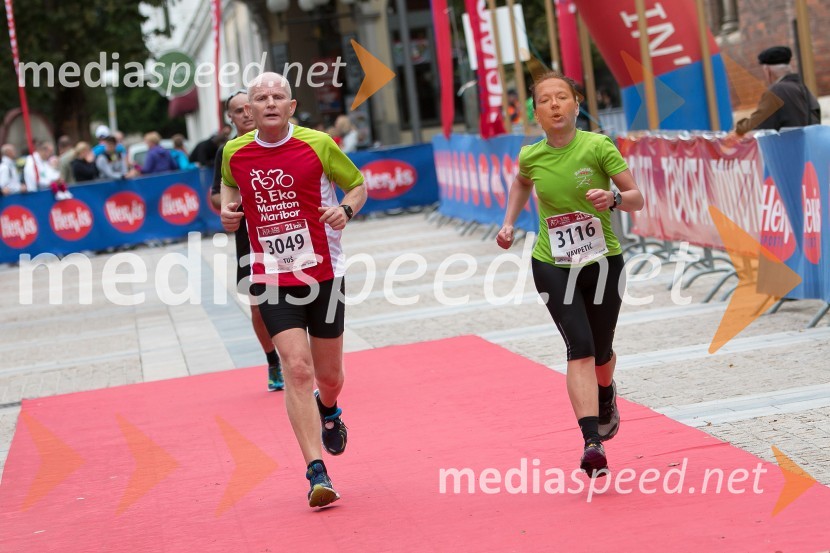  Edi Tuš, tekač (3049);  Katja Vavpetič, tekačica (3116)5. Eko maraton Maribor