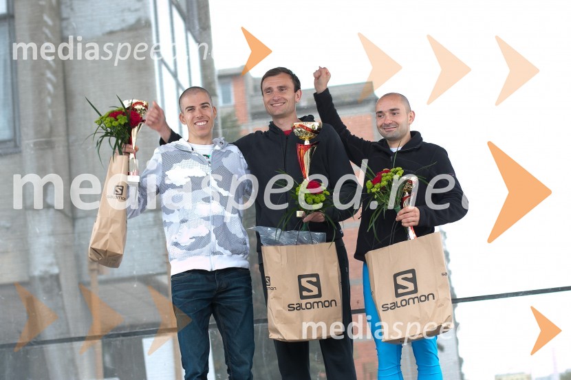  Gašper Žerjal, 2. mesto v teku na 10 km (2617);  Riko Novak, zmagovalec teka na 10 km (2687);  Sašo Pečnik, 3. mesto v teku na 10 km (3140)5. Eko maraton Maribor