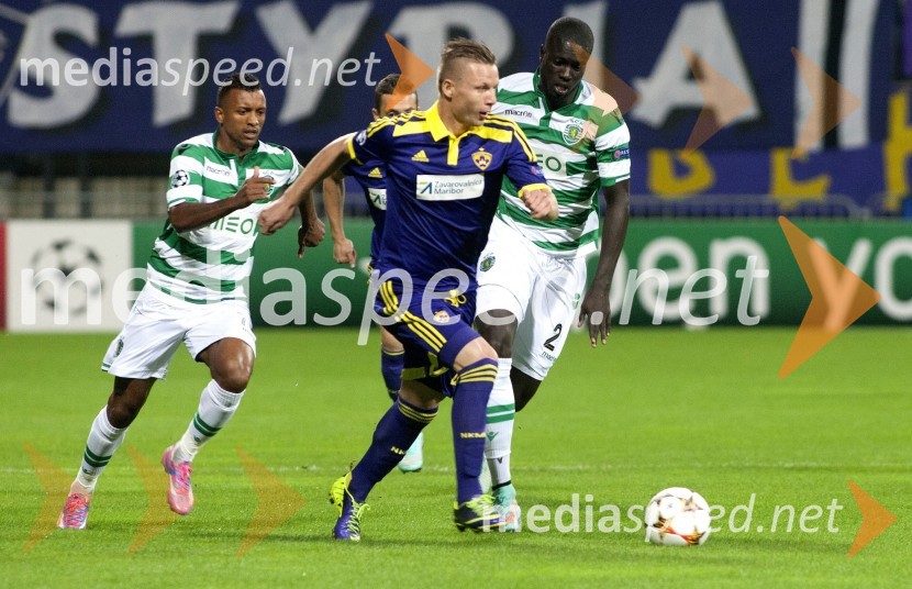  Luís Carlos Almeida da Cunha - Nani, nogometaš, Sporting FC;  Dare Vršič, nogometaš, NK Maribor;  Naby Sarr, nogometaš, Sporting FCNK Maribor : Sporting FC, prva tekma Lige prvakov