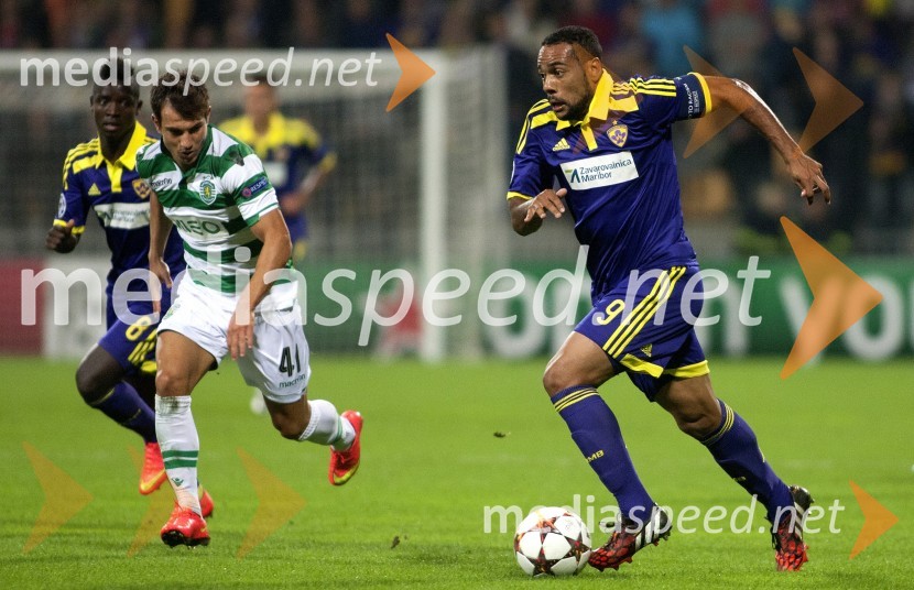  Sintayehu Sallalich, nogometaš, NK Maribor;  Cédric Soares, nogometaš, Sporting FC;  Marcos  Tavares, nogometaš, NK MariborNK Maribor : Sporting FC, prva tekma Lige prvakov