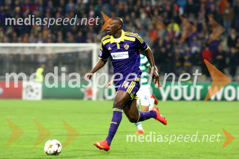  Jean Philippe Mendy, nogometaš, NK MariborNK Maribor : Sporting FC, prva tekma Lige prvakov