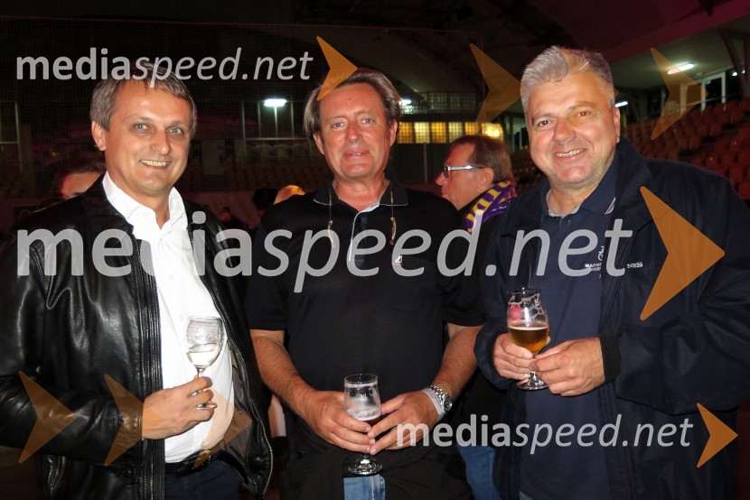 mag. Tomaž Kancler, arhitekt, mestni svetnik MOM, kandidat za župana MOM;  Vladimir  Rukavina Gogo, direktor Narodnega doma Maribor ter direktor Festivala Lent ;  Andrej Verlič, predsednik nadzornega sveta, Pogrebno podjetje MariborNK Maribor : Sporting FC, prva tekma Lige prvakov