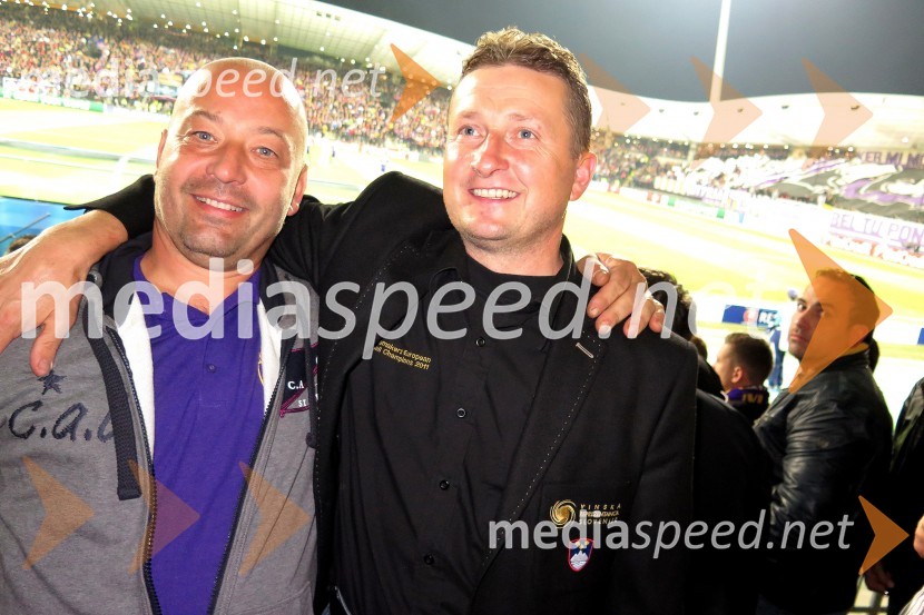  Boštjan Protner, vinar;  Danilo Steyer, Hiša dišečega traminca SteyerNK Maribor : Sporting FC, prva tekma Lige prvakov