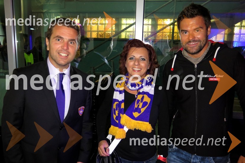  Tomaž Jontes,  strateg kabineta uprave, Telekom Slovenije d.d.;  Sabina Podkrižnik, direktorica področja trženja Pošta Slovenije;  Tomi Jagarinec, kondicijski trener Dejana ZavcaNK Maribor : Sporting FC, prva tekma Lige prvakov