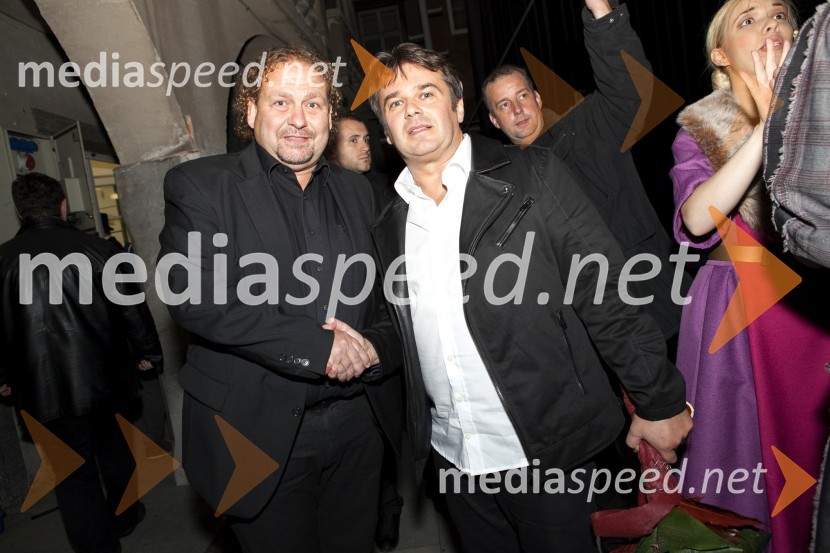  Darko  Brlek, direktor, Festival Ljubljana;  Matjaž Vlašič, glasbenikCvetje v jeseni, premiera muzikala