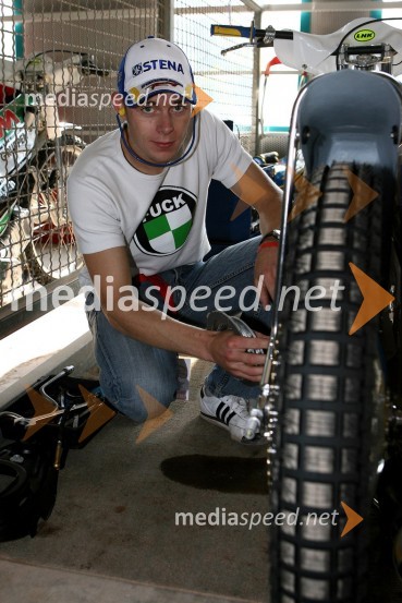 Bjarne Pedersen (Danska)SPEEDWAY SUPER POKAL SAX 2007