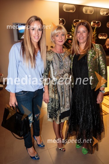  Petra Kapetanovič;  Sonja Poljanšek Škrabec, lastnica Welness centra Sunny;  Nataša Kapetanovič, Ljubljanski dvorSunny Studio z Nežko Poljanšek novim izzivom naproti