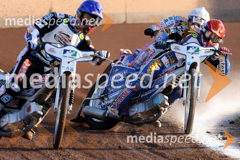 Grzegorz Walasek (Poljska), Sebastian Ulamek  (Poljska) in Jason Crump (Avstralija)SPEEDWAY SUPER POKAL SAX 2007