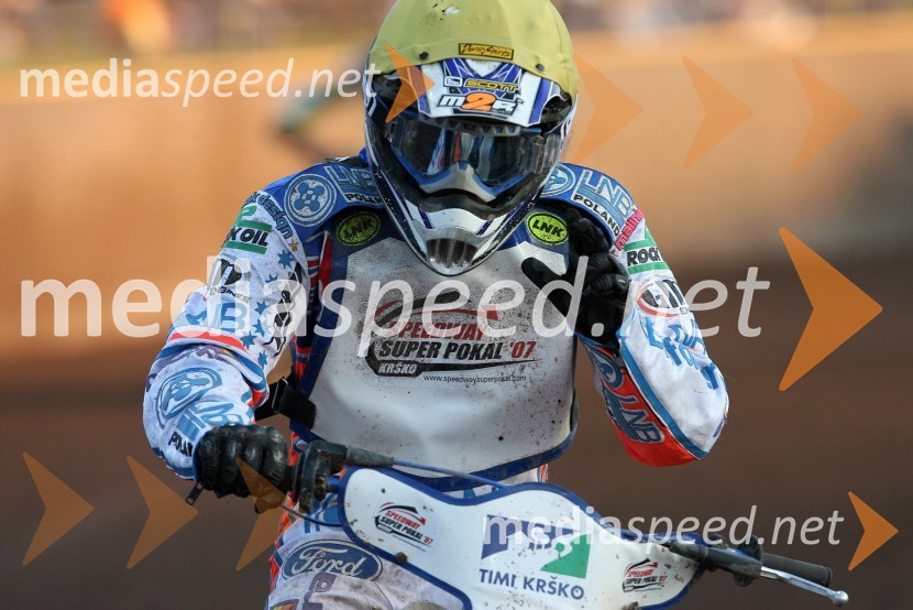Jason Crump (Avstralija)SPEEDWAY SUPER POKAL SAX 2007