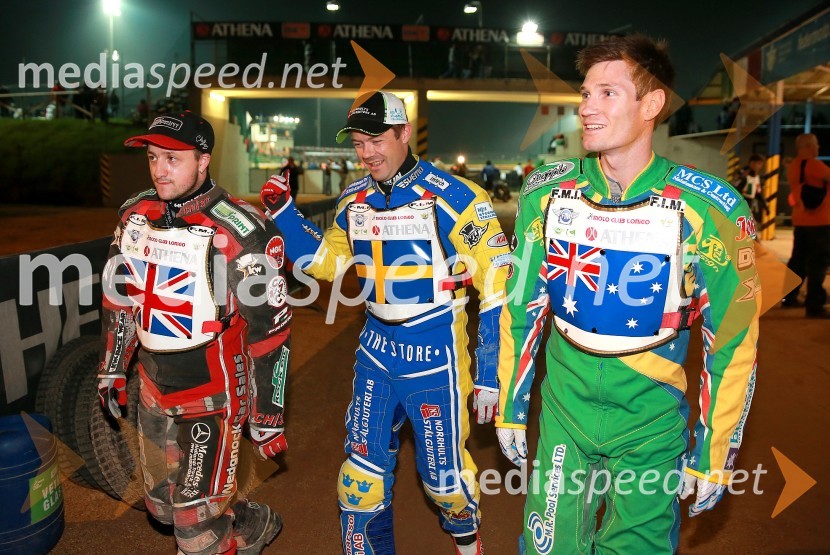  Chris Harris, speedwayist (Velika Britanija);  Anders Peter Ljung, speedwayist (Švedska);  Jason Doyle, speedwayist (Avstralija)Žagar zmagovalec GP Challenge dirke