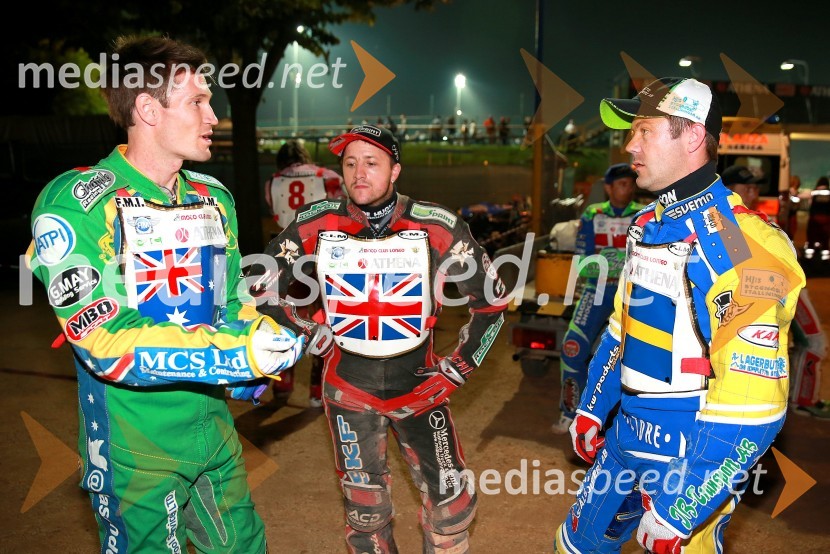  Jason Doyle, speedwayist (Avstralija);  Chris Harris, speedwayist (Velika Britanija);  Anders Peter Ljung, speedwayist (Švedska)Žagar zmagovalec GP Challenge dirke