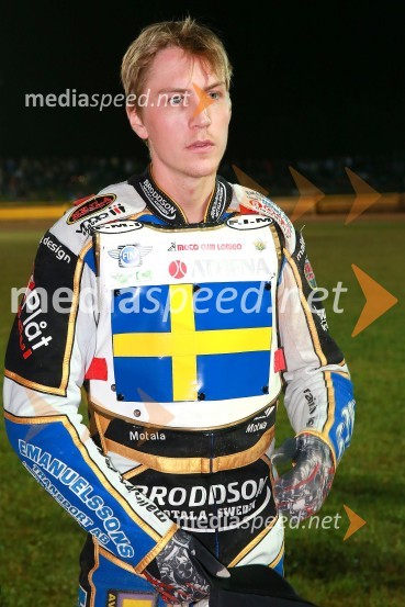  Linus Sundstrom, speedwayist (Švedska)Žagar zmagovalec GP Challenge dirke