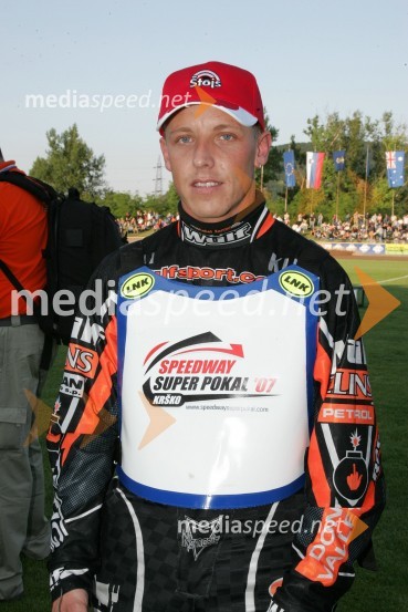 Matej Ferjan (Slovenija/Madžarska)SPEEDWAY SUPER POKAL SAX 2007