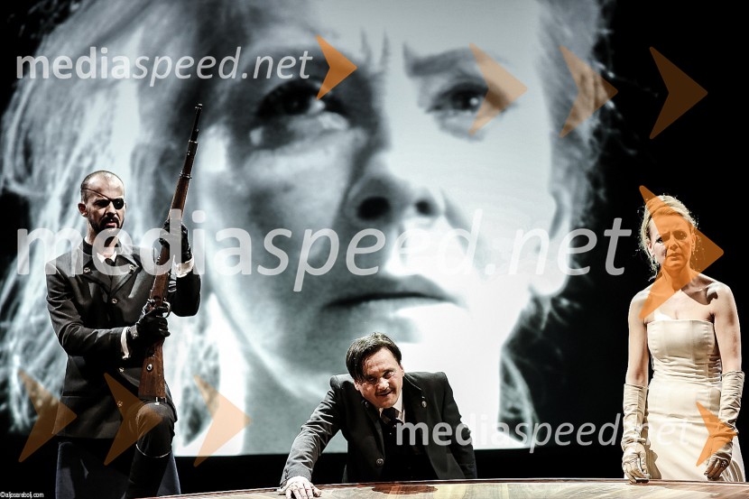  Uroš Fürst, igralec;  Branko Šturbej, igralec;  Polona  Juh, igralkaRihard III. + II., gostovanje drame v SNG Maribor