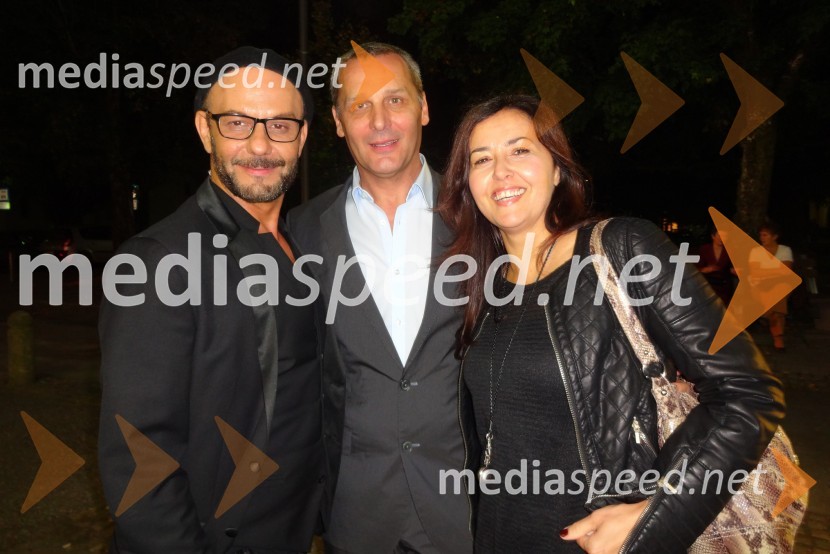  Tomaž Pandur, režiser;  Danilo Rošker, direktor SNG Maribor;  Ksenija Mišič, igralkaRihard III. + II., gostovanje drame v SNG Maribor