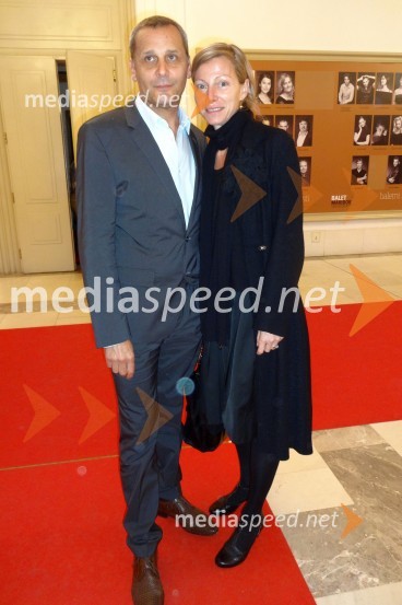  Danilo Rošker, direktor SNG Maribor;  Nataša  Matješec Rošker,  igralkaRihard III. + II., gostovanje drame v SNG Maribor