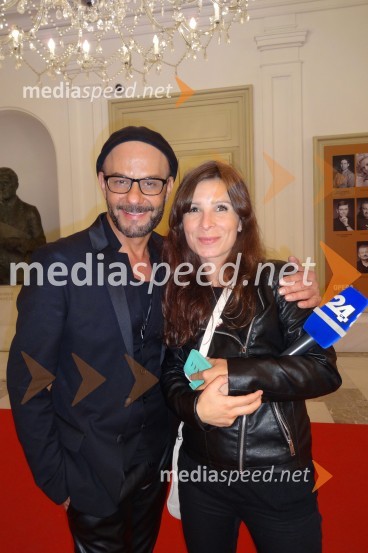  Tomaž Pandur, režiser;  Jana Ujčič, novinarka, Pop TVRihard III. + II., gostovanje drame v SNG Maribor