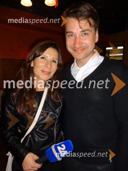  Jana Ujčič, novinarka, Pop TV;  Saša Tabaković, igralecRihard III. + II., gostovanje drame v SNG Maribor