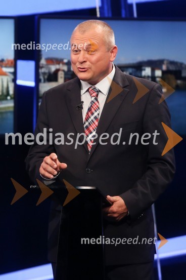  Franc  Kangler, nekdanji župan Mestne občine Maribor, kandidat za župana MOMPredvolilno soočenje županskih kandidatov na POP TV