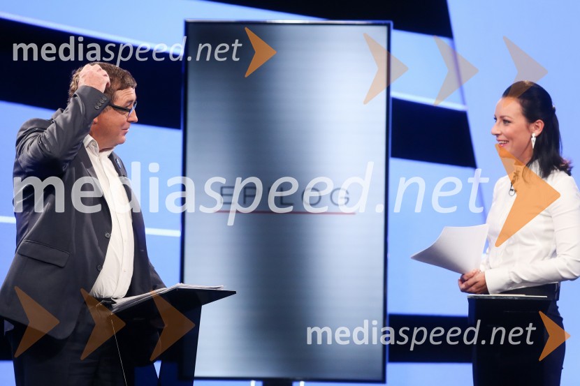 dr. Andrej Fištravec, župan, Mestna občina Maribor;  Maja Sodja, tv voditeljicaPredvolilno soočenje županskih kandidatov na POP TV